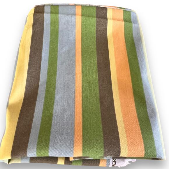 Robert Allen Striped Cotton Fabric 2.75 Yards Upholstery Retro Mod 56” 2008 - Picture 6 of 6